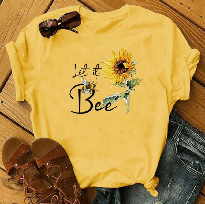 Bee T Shirt Cotton 1b