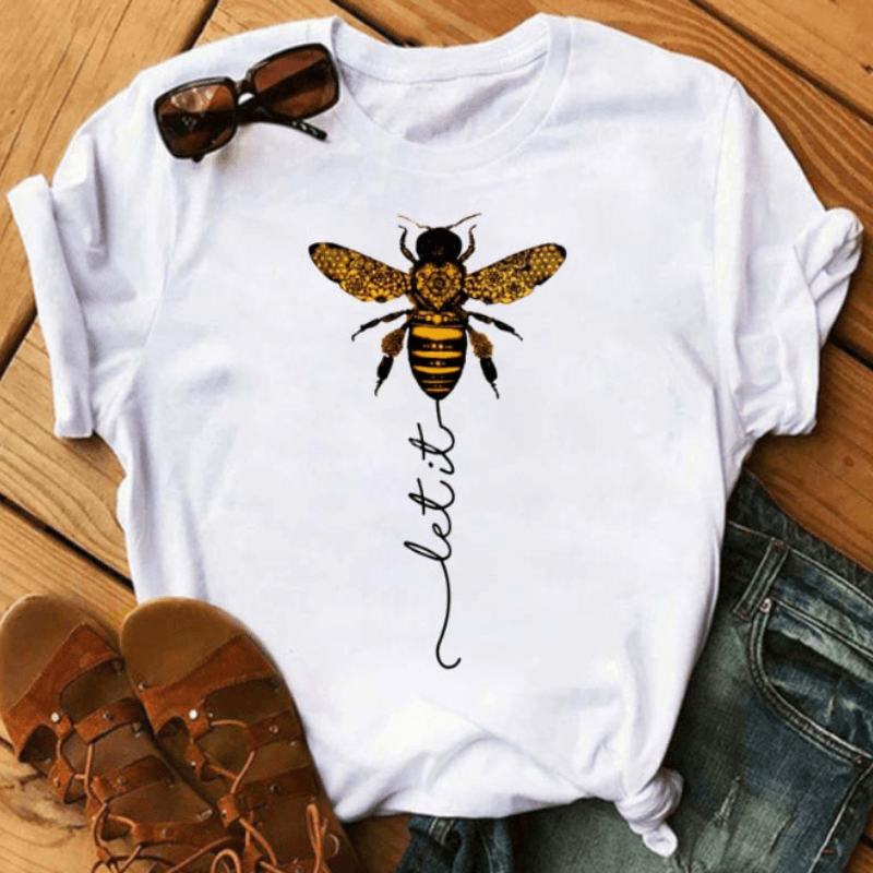 Bee S-Shirt - Let it Bee Vertical